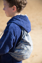 Load image into Gallery viewer, SECOND - Navy Blue All-in-one Towel Suits
